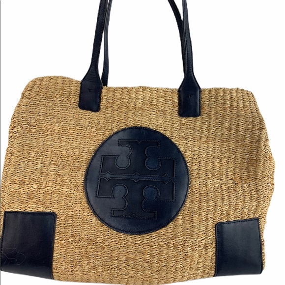tory burch ella straw tote